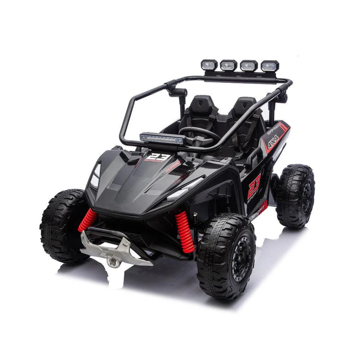 24V X-Raptor 2-Seater Kids Ride-On 4X4 UTV with EVA Rubber Wheels, Music Player & RC