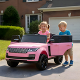 24V Range Rover HSE XL 2-Seater Ride-On SUV W/ Rubber Wheels, Music Player & RC