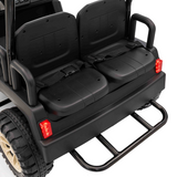 24V Golf Buggy Edition XL 4-Seater 4x4 Ride-On UTV W/ Rubber Wheels, Music Player & RC