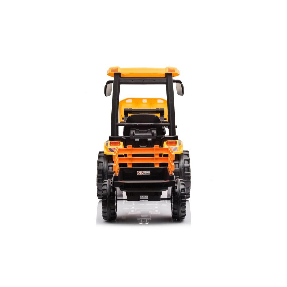 Tracteur-remorque monoplace à 6 roues 24 V pour enfants et tout-petits