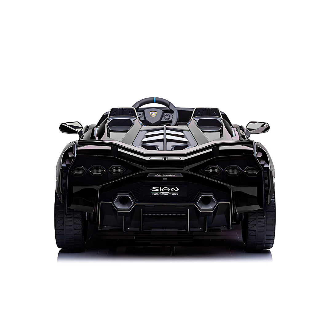 24V Lamborghini Sian Drifting Edition 2-Seater Ride-On Car W/ Drift Mode, Music Player, Butterfly Doors & RC