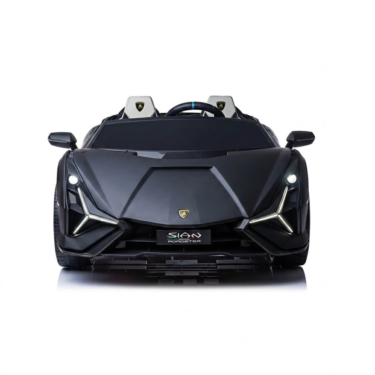 24V Lamborghini Sian Drifting Edition 2-Seater Ride-On Car W/ Drift Mode, Music Player, Butterfly Doors & RC