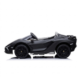 24V Lamborghini Sian Drifting Edition 2-Seater Ride-On Car W/ Drift Mode, Music Player, Butterfly Doors & RC