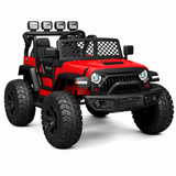 24V Trail-MX 2-Seater Upgraded 4x4 AWD Ride-On Truck W/ Rubber Wheels, Music Player, Lights &  RC