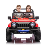 24V X-Racer Edition 2-Seater Upgraded 4x4 AWD Ride-On Truck W/ Rubber Wheels, Music Player & RC