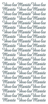 Peel Off Stickers - Vive les Mariés