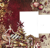 3Quarter Designs Sugarplum Wreath 12x12 Design Paper & Diecuts Set