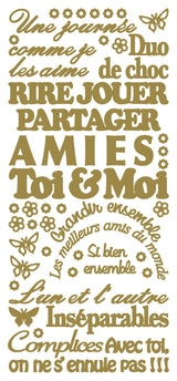 Peel Off Stickers - Toi & Moi