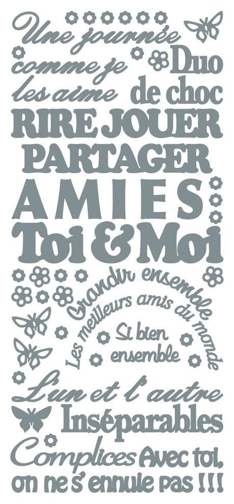 Peel Off Stickers - Toi & Moi