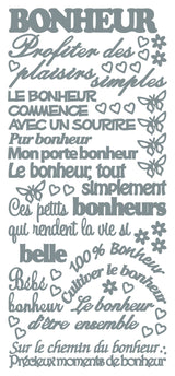 Peel Off Stickers - Bonheur