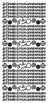 Peel Off Stickers - Je t' invite