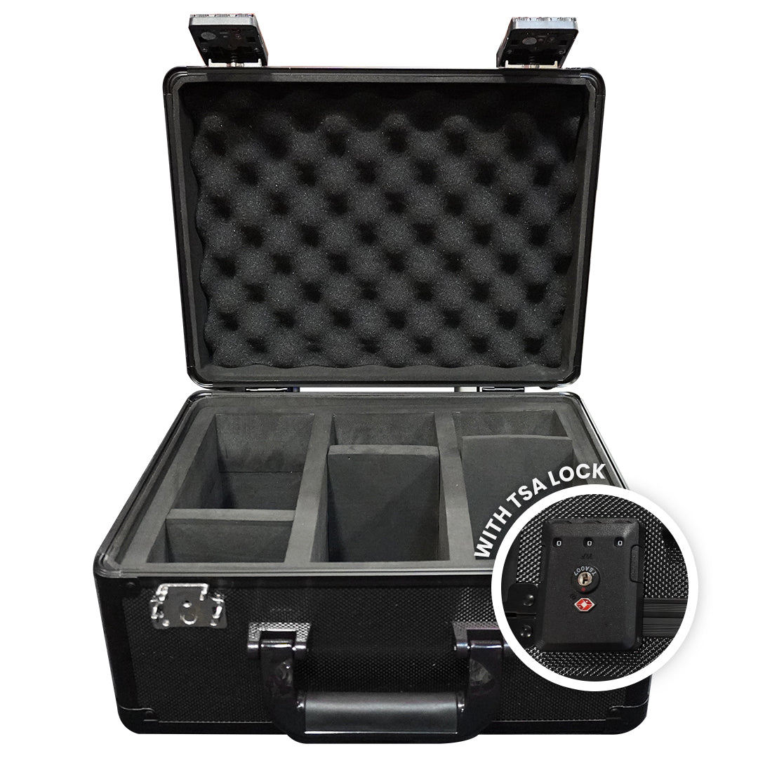 EVORETRO Aluminum Graded Card Storage Box, TSA Lock