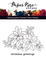 Poinsettia Bouquet Clear Stamp Set 30306