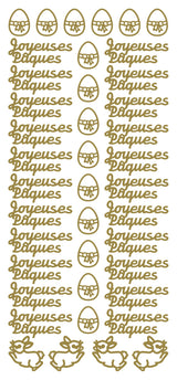 Peel Off Stickers - Joyeuses Paques