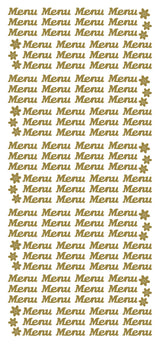 Peel Off Stickers - Menu