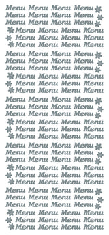 Peel Off Stickers - Menu