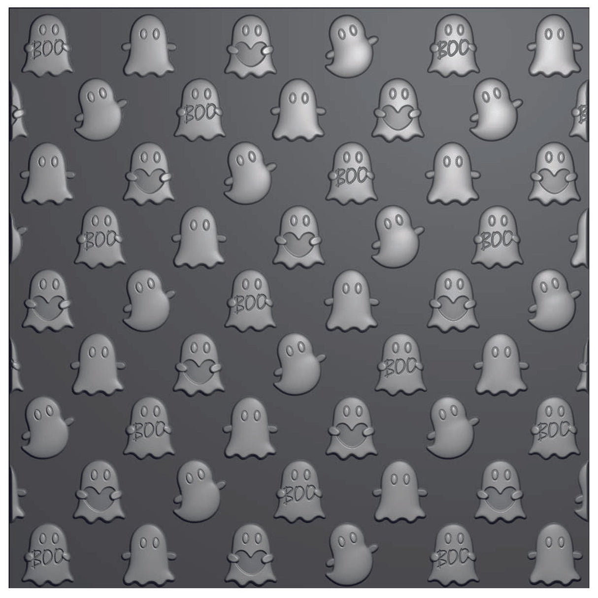 Vaessen Creative • Embossing Folder Ghosts 5.9x5.9in 1pcs