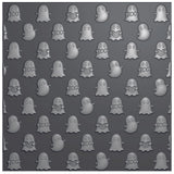Vaessen Creative • Embossing Folder Ghosts 5.9x5.9in 1pcs