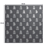 Vaessen Creative • Embossing Folder Ghosts 5.9x5.9in 1pcs