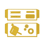 Vaessen Creative • Cutting + Embossing Die Set Postal Panda Pockets