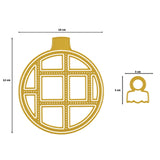 Vaessen Creative • Cutting Die Set Postal Bauble