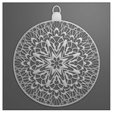 Vaessen Creative • 3D Embossing Folder Christmas Bauble 15x15cm