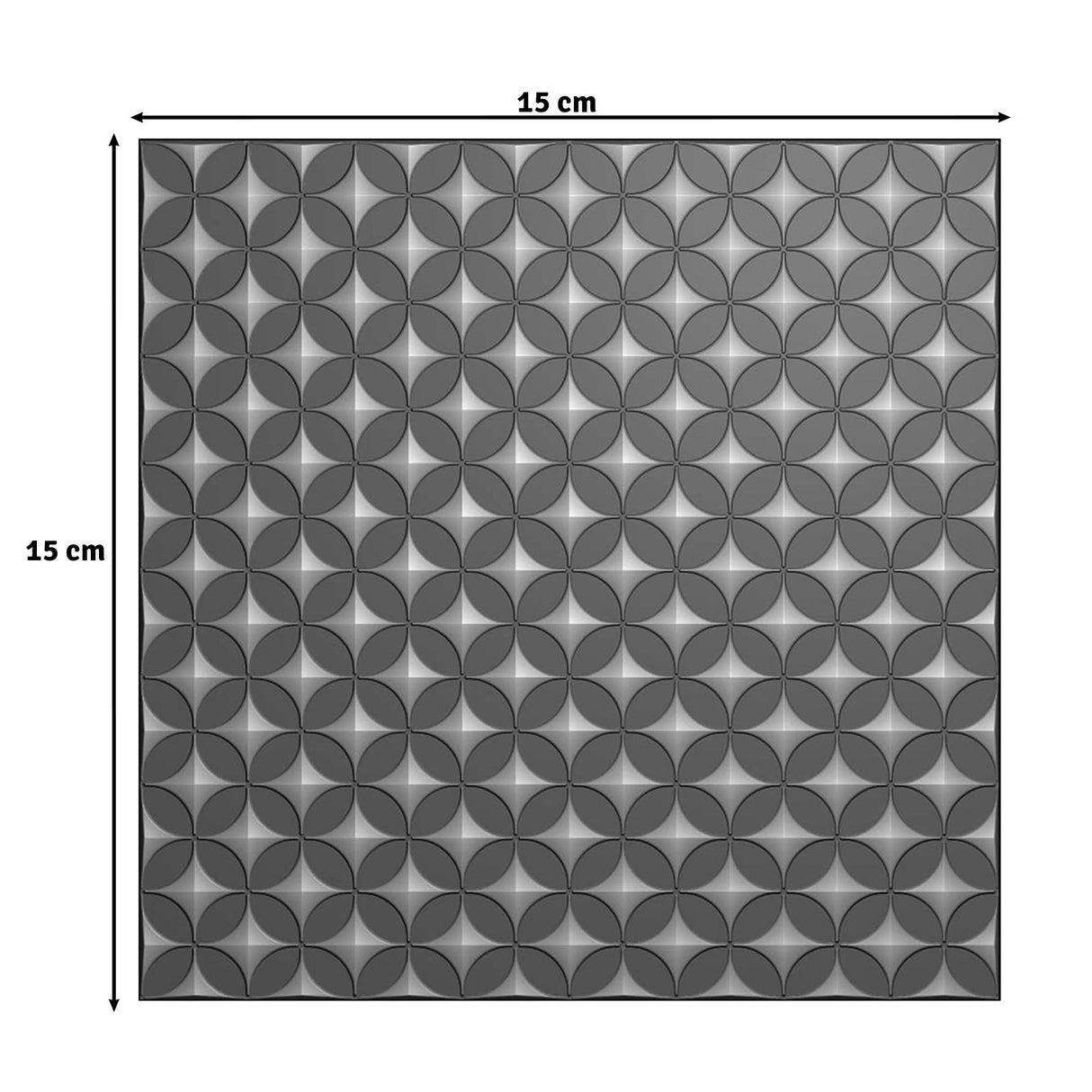 Vaessen Creative • 3D Embossing Folder Graphic Stars 15x15cm