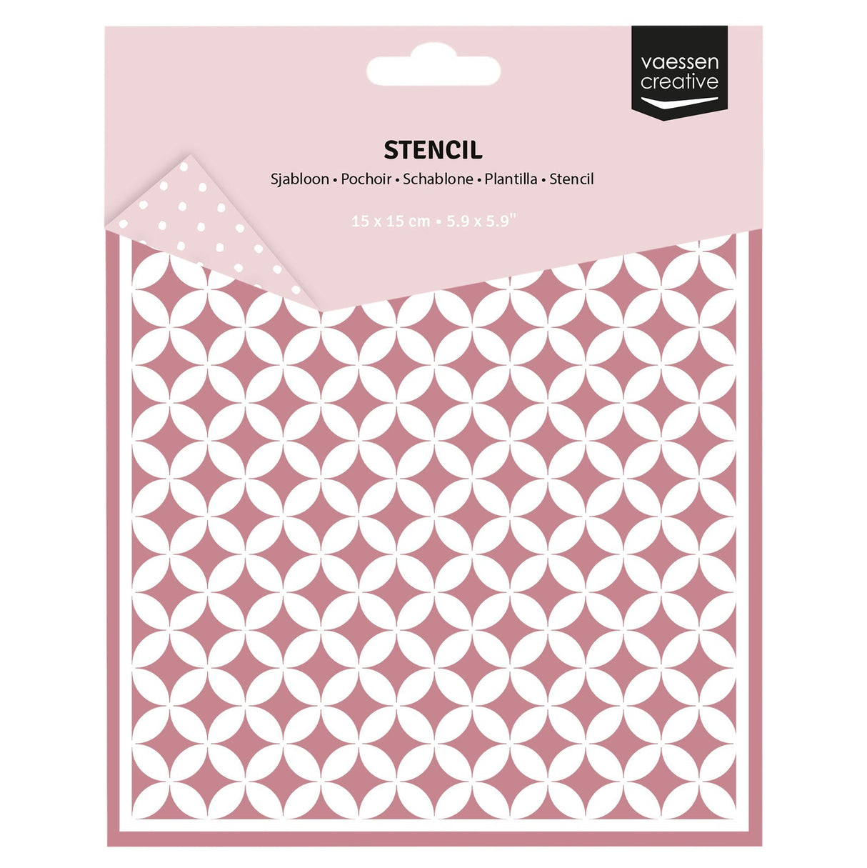 Vaessen Creative • Stencil Graphic Stars 15x15cm