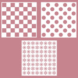 Vaessen Creative • Layered Stencils Checked Pattern 15x15cm