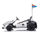 24V Furious Edition Premium Upgraded Drifting Go Kart W/ Drift Mode, Lights & Music Player