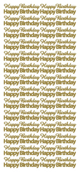Peel Off Stickers - Happy Birthday