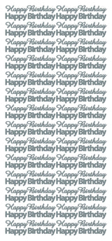 Peel Off Stickers - Happy Birthday