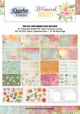 3Quarter Designs - Botanical  Brights - Card Kit