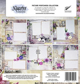 3Quarter Designs - 12" X12" Paper Pack - Picture Postcard