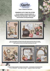 3Quarter Designs Grandma's Attic Card Collection
