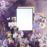 3Quarter Designs Lilac Euphoria 12x12 Design Paper & Diecuts Set