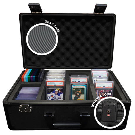 EVORETRO Aluminum Graded Card Storage Box, TSA Lock