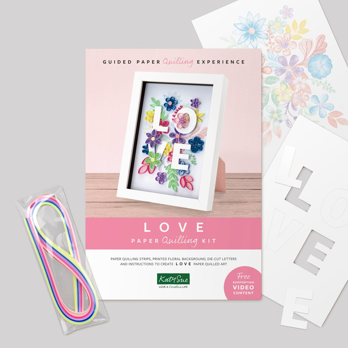 Katie Sue Love Paper Quilling Kit