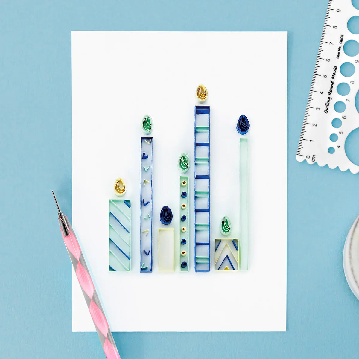 Katie Sue Party Time Guided Paper Quilling Card Making Kit