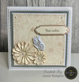 Jamie Rodgers Crafts - Floral Melody DL Clear Stamp Set