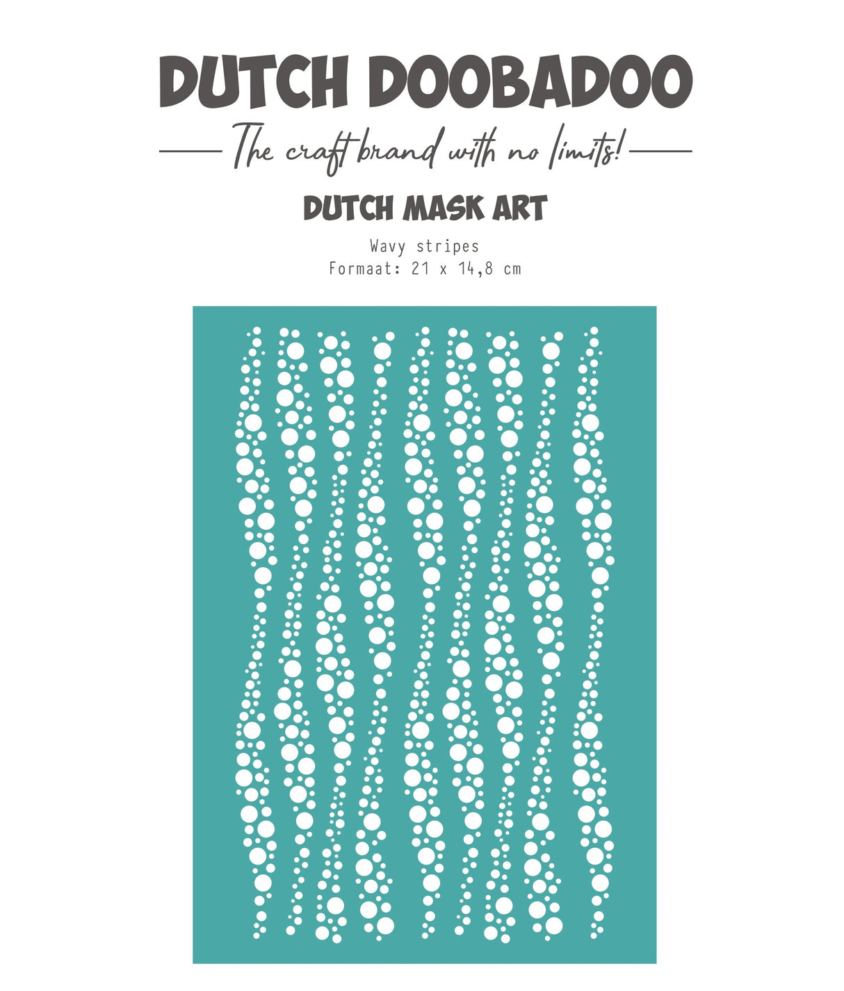 Dutch Doobadoo DDBD Dutch Mask Art Wavy Stripes A5