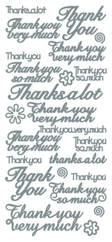 Peel Off Stickers - Various Thank You