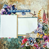 3Quarter Designs Fluttering Wings 12x12 Design Paper & Diecuts Set