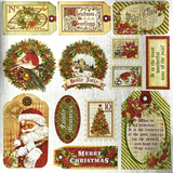 Dear Santa Deluxe Paper Silver 6"x6" 5/Pkg