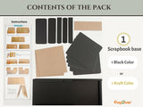 CrafTreat Scrapbook Blanks - Basic 8x8 - Kraft Color