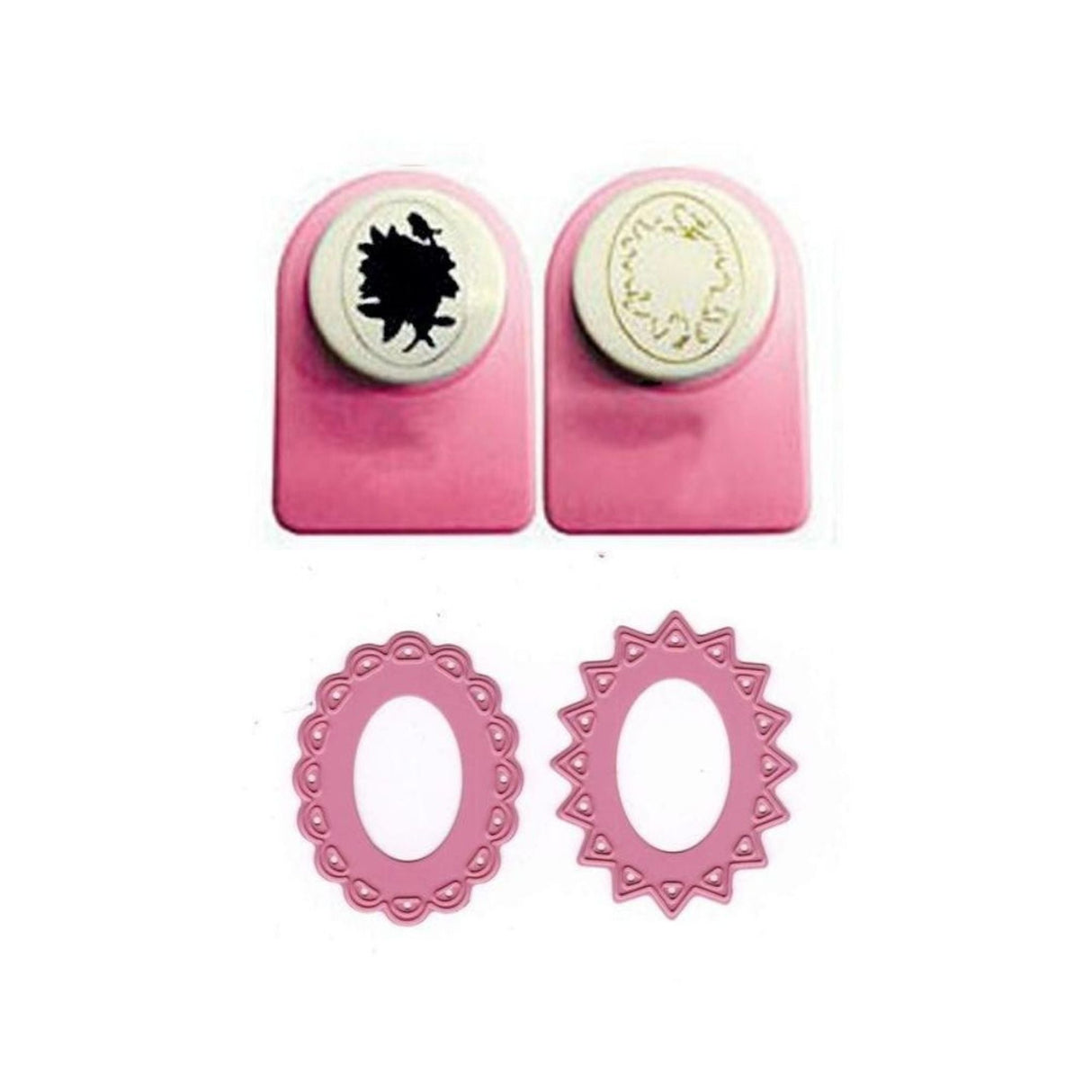 "JUMBO" CAMEO PUNCH & DIE SET -  Vintage Flower