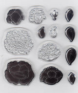 LeCreaDesign clear stamp Flower combi