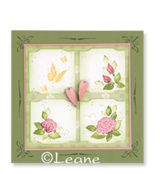 LeCreaDesign clear stamp Flower combi