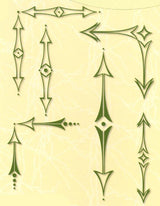 Project Life & Cards LeCreaDesign clear stamp Arrows sharp