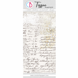Tissue Paper cm69x49 27,66"x19,29” Handwritten Page